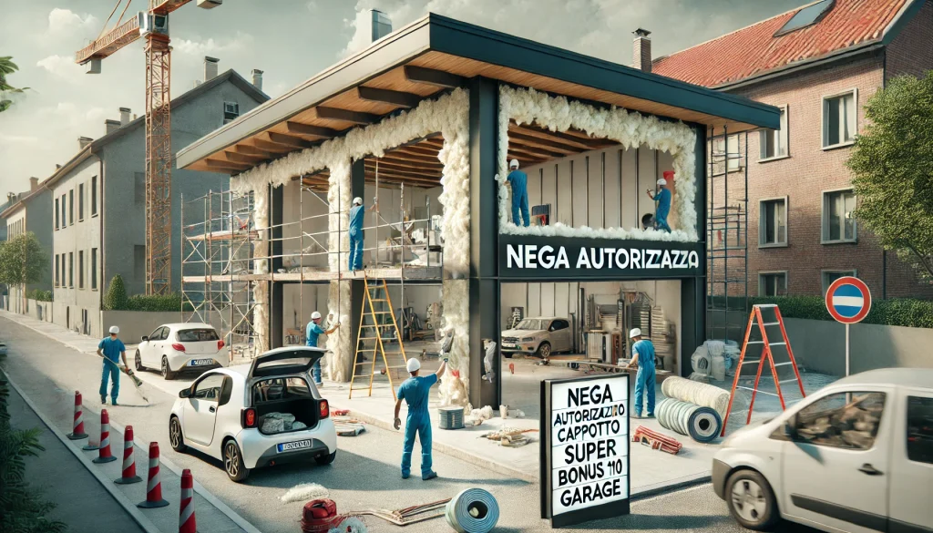 nega autorizzazione cappotto super bonus 110 garage