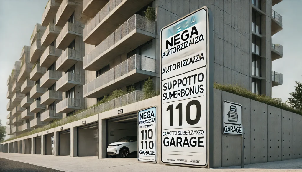 nega autorizzazione cappotto superbonus 110 garage